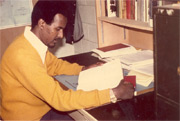 Ejeta as a grad student at Purdue in 1974