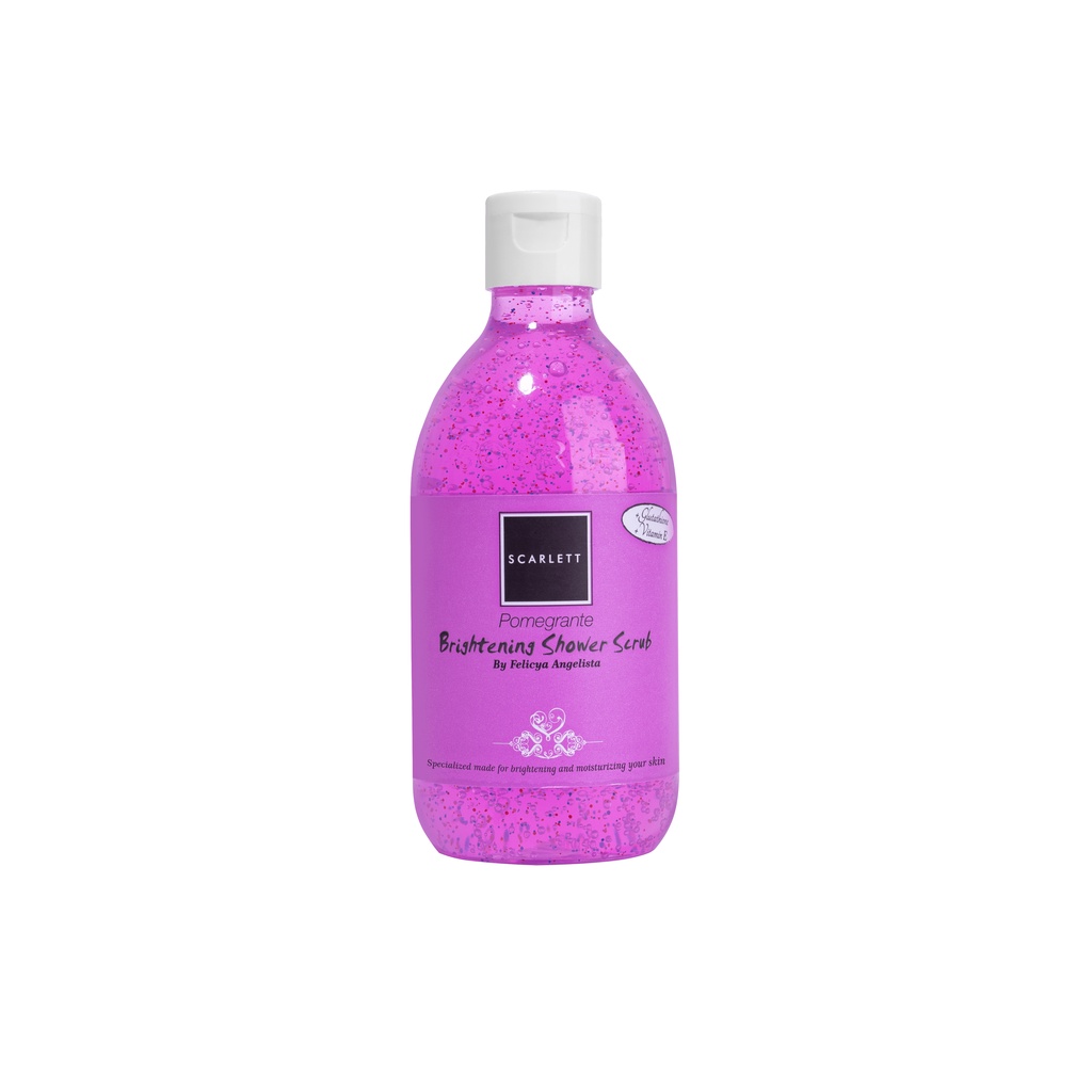 Scarlett Whitening Shower Scrub Pomegrante | Shopee Malaysia